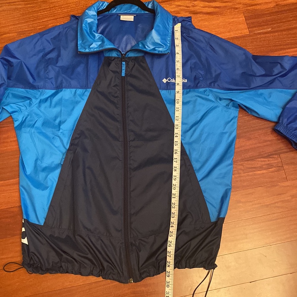 Columbia NWOT Men’s Blue & Black Lightweight Windbreaker Jacket - Sz XL - Picture 13 of 14